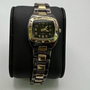 Working Charles Raymond  Charcoal and Gold Square Ladies Watch